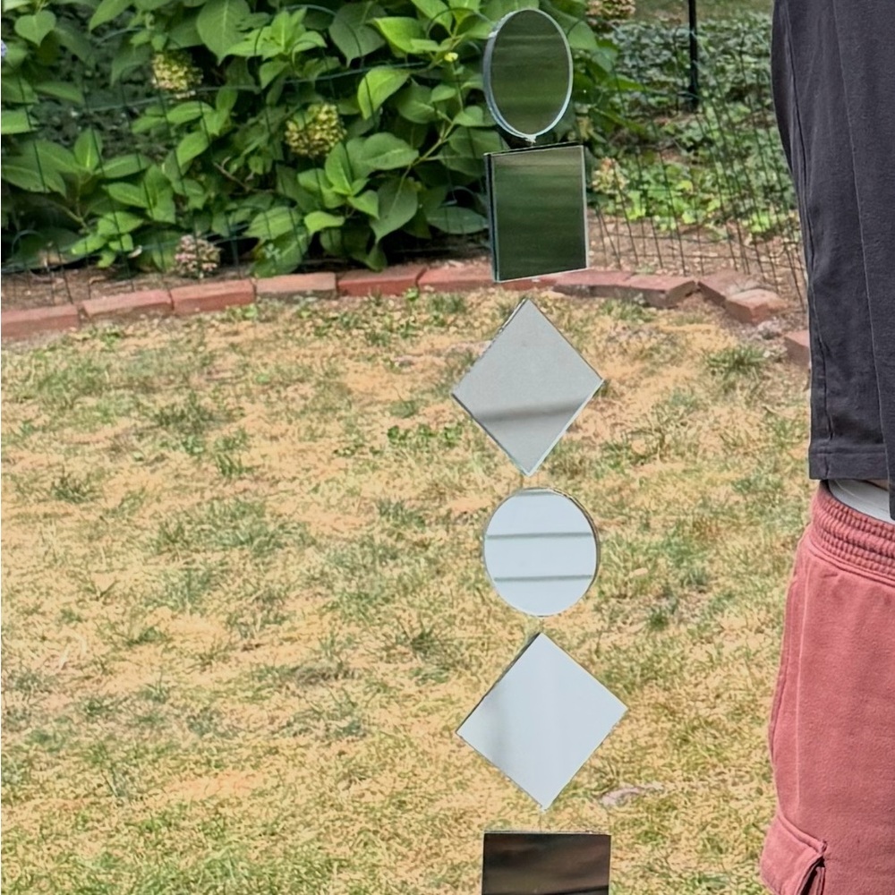 Geometric Mirror Tree Jewelry Art #1